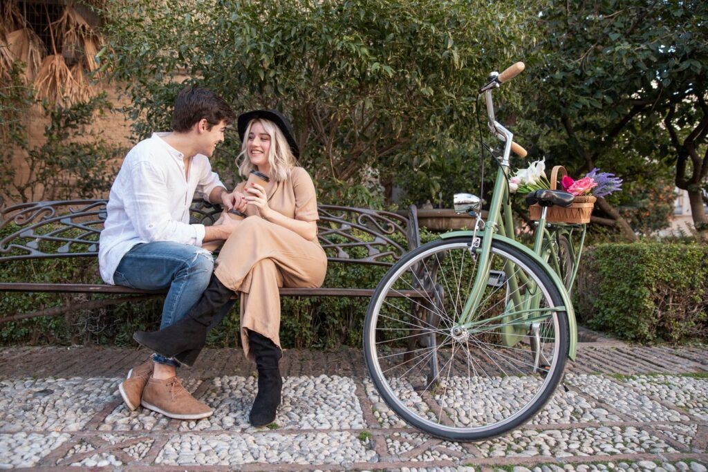 Couple on the bench